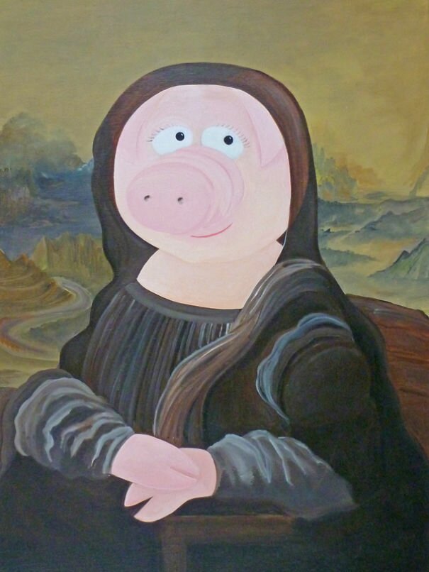 Большое искусство для маленьких детей "Мона Лиза" Леонардо да Винчи