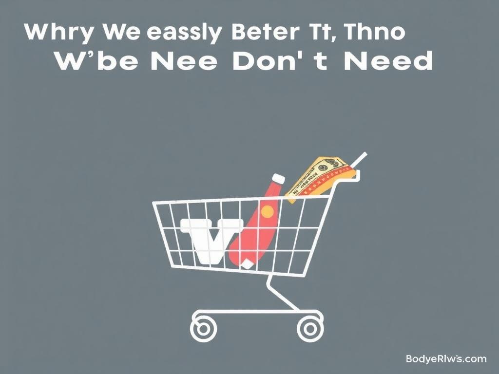     Why We Buy Things We Don’t Need. The Economic Impact of Unnecessary Buying