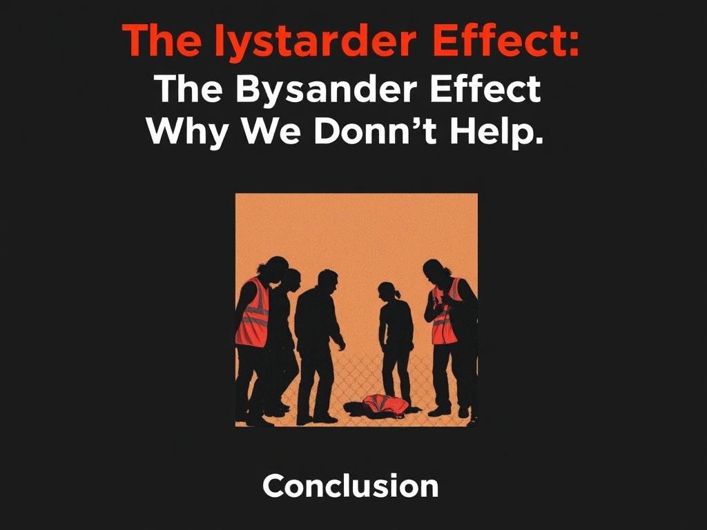     The Bystander Effect: Why We Don’t Help. Conclusion