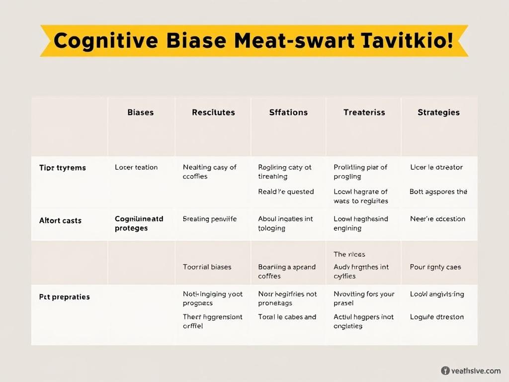     Cognitive Biases That Control Your Thinking. Summary Table: Cognitive Biases, Effects, and Strategies to Counter Them