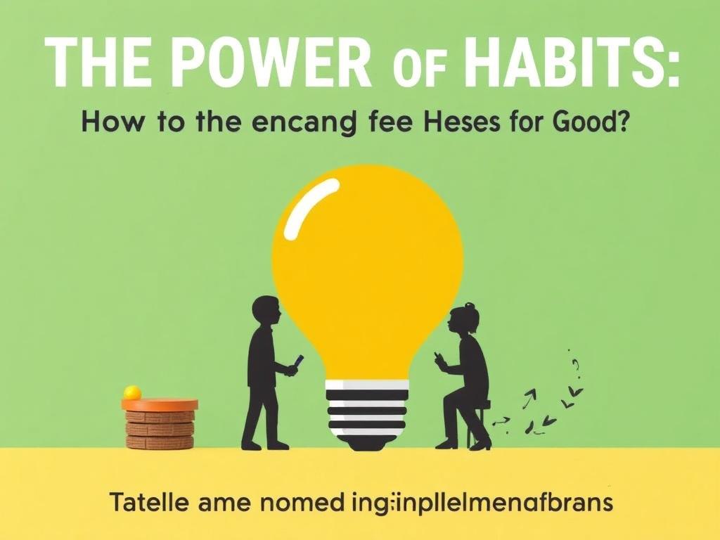     Le pouvoir des habitudes : comment les changer durablement.. Tabellen und Checklisten zur Umsetzung