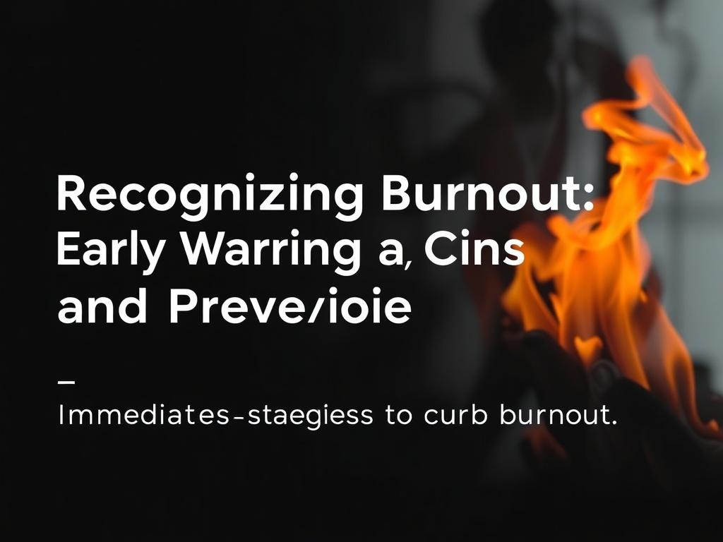     Burnout erkennen: Frühe Warnsignale und Prävention. Estrategias inmediatas para frenar el desgaste