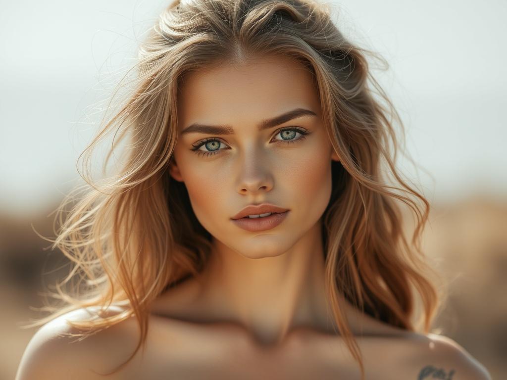 a beautiful female face a beautiful female faceфото